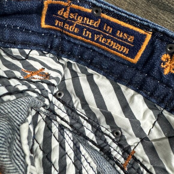 Rock Revival Ayaan Biker Jeans Mens Size 31 (Measures 34x33) - Picture 7 of 7